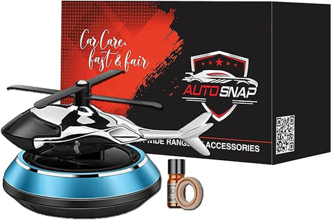 Luxury Solar Helicopter Car Air Freshener