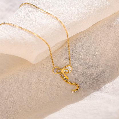 Mother of Pearl Titanium Necklace