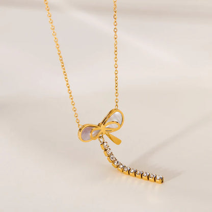 Mother of Pearl Titanium Necklace