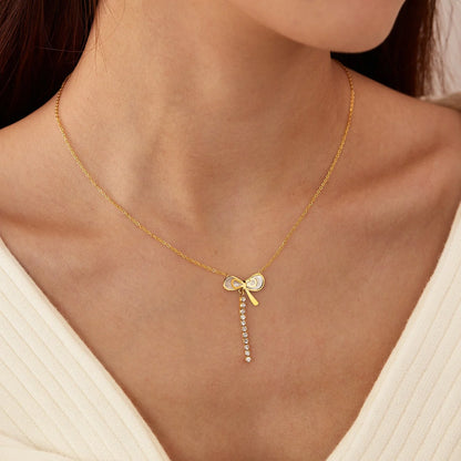 Mother of Pearl Titanium Necklace